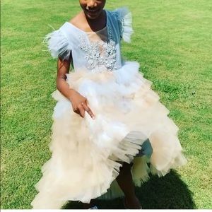 The High Low Multi-Color Gown for Girls